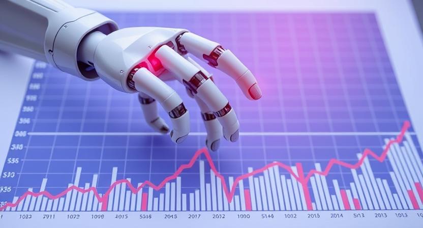 AI-hand over a chart