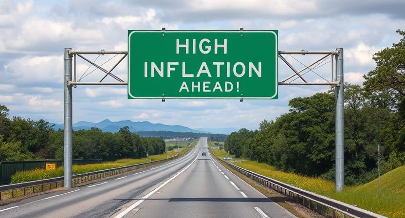 High inflation ahead sign