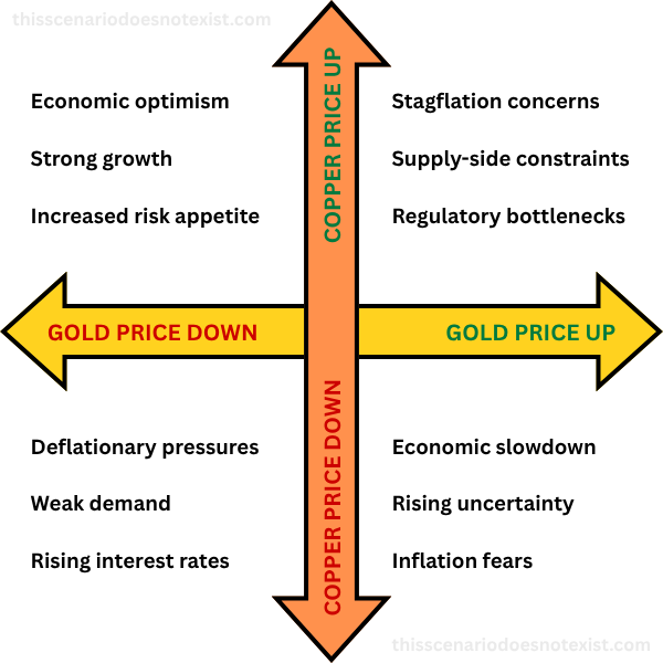 Economic signals from Gold and Copper